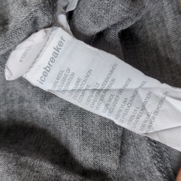 Icebreaker Merino Wool Thermal Long Underwear Pants & Long Sleeve Top Set - Picture 5 of 13